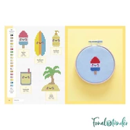 Schattig kawaii borduren - kawaii hímzés mintatár - cross stitch pattern book