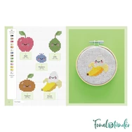 Schattig kawaii borduren - kawaii hímzés mintatár - cross stitch pattern book