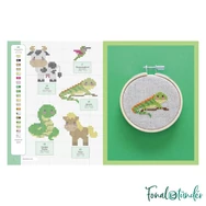 Schattig kawaii borduren - kawaii hímzés mintatár - cross stitch pattern book