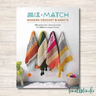 Mix & Match - Modern crochet blankets - Esme Crick - crochet book - horgolós könyv