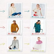 Tanuljunk pulóvert kötni - kötés oktató könyv sok mintával - 03