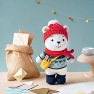 Horgolt Karácsony - amigurumi figura horgolós könyv - 10 ünnepi figura