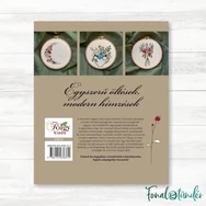 Virágos Hímzések  - könyv - hímzés oktatás és mintatár virágokkal