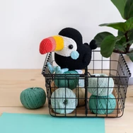 Színpompás Horgolt Madarak - amigurumi  figura horgolós könyv