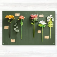 Papírvirágok - könyvből virágcsokor - Prudence Rogers