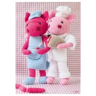 Fonalfalva vidám lakói - amigurumi állatfigura horgolós könyv - magyarul