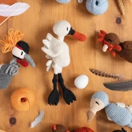 Edward Állatsereglete - Madarak - horgolós könyv 50 madár mintával