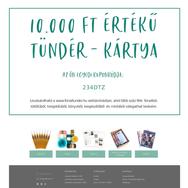 Tündér-kártya - Ajándék utalvány - 10.000 Ft értékben Tündér-kártya - Ajándék utalvány - 10.000 Ft értékben