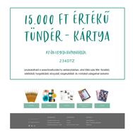 Tündér-kártya - Ajándék utalvány - 15.000 Ft értékben Tündér-kártya - Ajándék utalvány - 15.000 Ft értékben