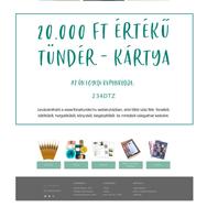 Tündér-kártya - Ajándék utalvány - 20.000 Ft értékben Tündér-kártya - Ajándék utalvány - 20.000 Ft értékben