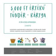 Tündér-kártya - Ajándék utalvány - 5.000 Ft értékben Tündér-kártya - Ajándék utalvány - 5.000 Ft értékben