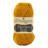 Scheepjes Merino Soft 641 Van Gogh - okker sárga gyapjú fonal - ochre yarn blend