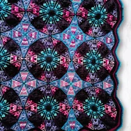 Durable Comfy Kaleidoscope Blanket- Yarn Pack - Takaró Fonalcsomag