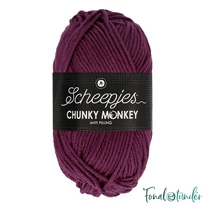 Scheepjes Chunky Monkey 1061 Cerise - ringló-lila akril fonal