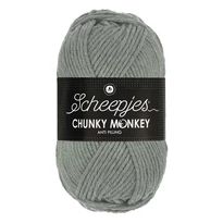 Scheepjes Chunky Monkey 1099 Mid Grey - szürke akril fonal