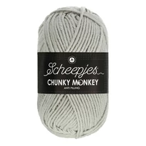 Scheepjes Chunky Monkey 1203 Pale Gray - hamuszürke akril fonal