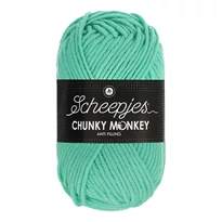 Scheepjes Chunky Monkey 1422 Aqua - türkiz akril fonal