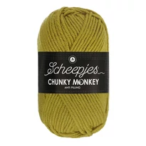 Scheepjes Chunky Monkey 1712 Bumblebee - sárgászöld akril fonal