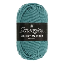 Scheepjes Chunky Monkey 1722 Carolina Blue - kék akril fonal