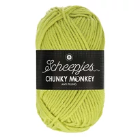 Scheepjes Chunky Monkey 1822 Chartreuse - sárgászöld akril fonal