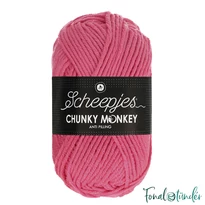 Scheepjes Chunky Monkey 2006 Bubblegum - rózsaszín akril fonal