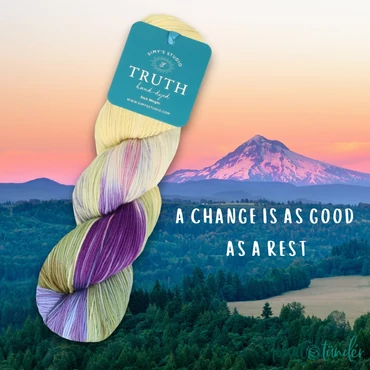 Hand-dyed 100% wool yarns