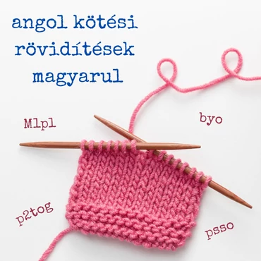 standard knitting abbrevations UK / US / Hungarian