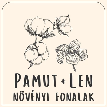 pamut - len - növényi alapú fonalak