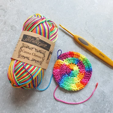 Scheepjes Catona Chroma - learn to crochet