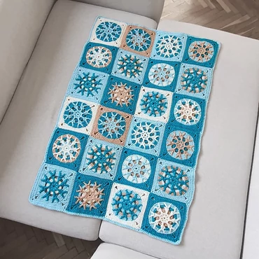 Snowflake Blanket - CAL - Scheepjes Chunky Monkey