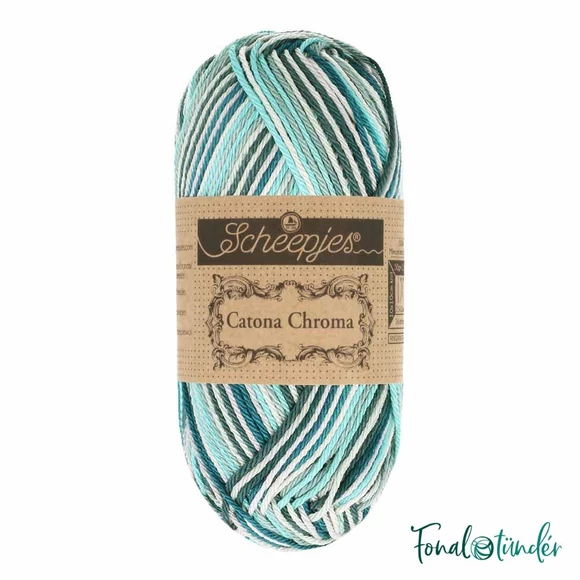 Scheepjes Catona Chroma 010 Iceberg - multikolor pamut fonal  - cotton yarn - 50gramm