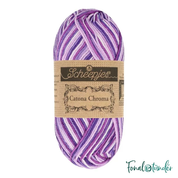 Scheepjes Catona Chroma 017 Verbena - multikolor pamut fonal  - cotton yarn - 50gramm