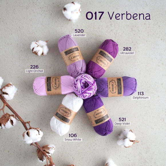 Catona Chroma - Verbena - fonalcsomag amigurumihoz, babaruhához
