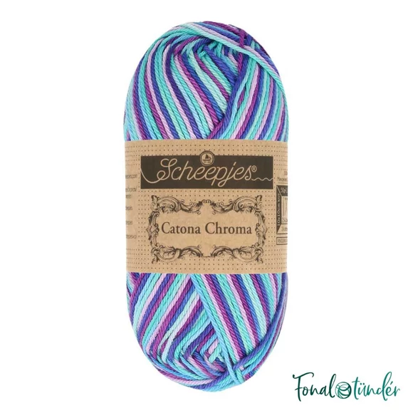 Scheepjes Catona Chroma 024 Sweet Pea - multikolor pamut fonal  - cotton yarn - 50gramm