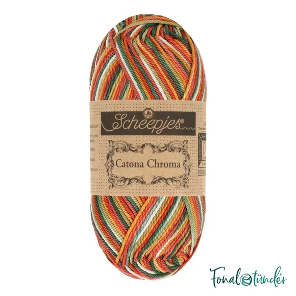 Scheepjes Catona Chroma 027 Autumn - multikolor pamut fonal  - cotton yarn - 50gramm