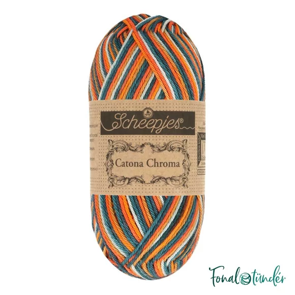 Scheepjes Catona Chroma 028 Outback - multikolor pamut fonal  - cotton yarn - 50gramm