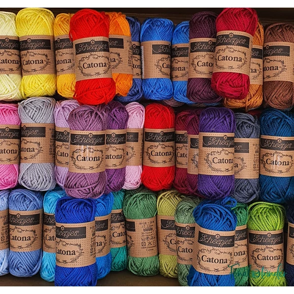 Scheepjes Catona Color Pack - 109 gombolyag pamut fonal  - cotton yarn