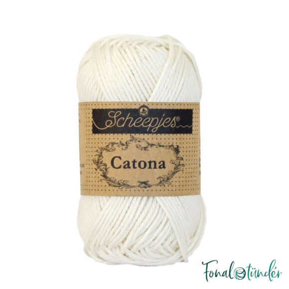 Scheepjes Catona Bridal White 106 - pamut fonal  - cotton yarn