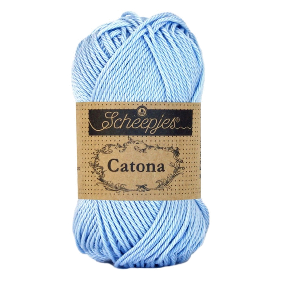 Scheepjes Catona 173 Bluebell - blue - kék - pamut fonal  - cotton yarn