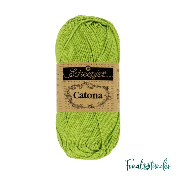 Scheepjes Catona 205 Kiwi - green - zöld - pamut fonal  - cotton yarn