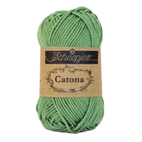 Scheepjes Catona 212 Sage Green - green - zöld - pamut fonal  - cotton yarn