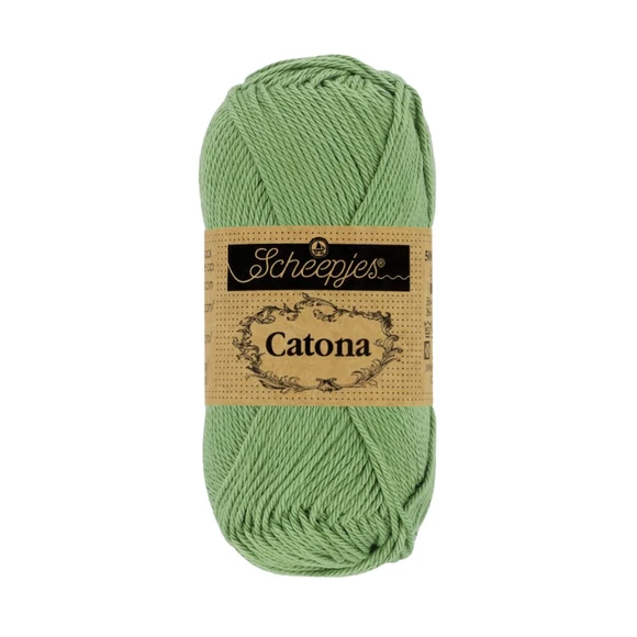 Scheepjes Catona 212 Sage Green - green - zöld - pamut fonal  - cotton yarn