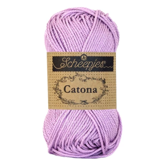 Scheepjes Catona 226 Light Orchid - halvány lila - pamut fonal  - cotton yarn