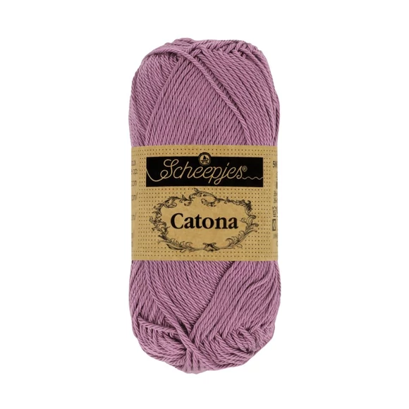 Scheepjes Catona 240 Amethyst - purple - lila - pamut fonal  - cotton yarn