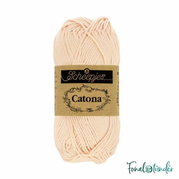 Scheepjes Catona Nude 255 - bézs pamut fonal - beige cotton yarn