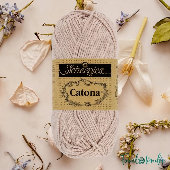 Scheepjes Catona 257 Antique Mauve  - beige-gray - bézses szürke - pamut fonal  - cotton yarn
