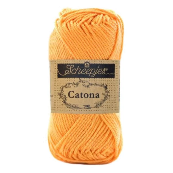 Scheepjes Catona 411 Sweet Orange - pamut fonal  - cotton yarn