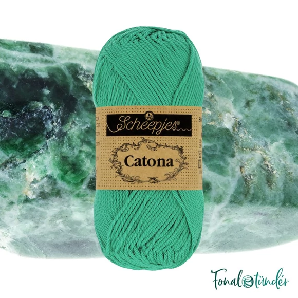 Scheepjes Catona 514 Jade - green - zöld - pamut fonal  - cotton yarn