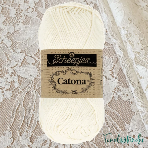 Scheepjes Catona Old Lace 130 - pamut fonal  - cotton yarn - 50gramm