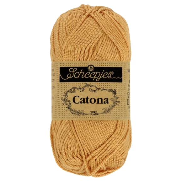 Scheepjes Catona 179 Topaz - yellow - sárga - pamut fonal  - cotton yarn - 50gramm